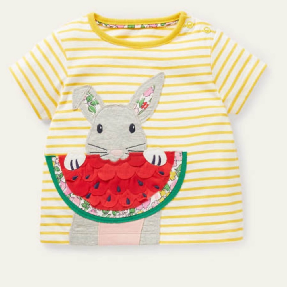 Baby Boden Holiday Appliqué T-Shirt ✨